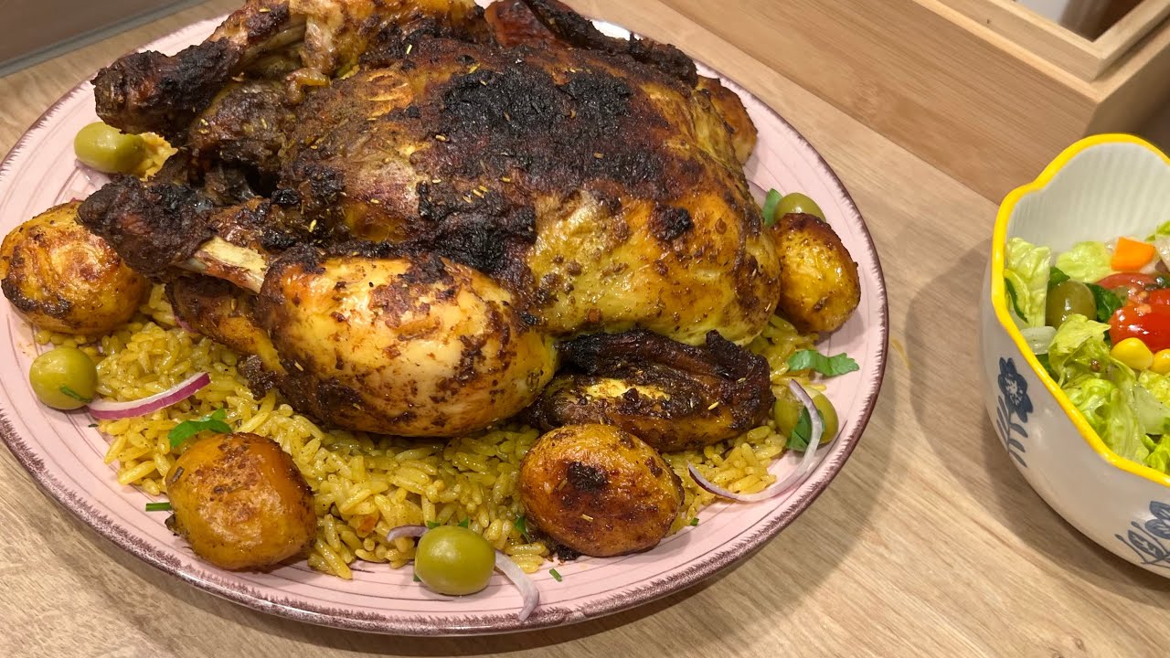 دجاجة روتي  في الفرن بتتبيلة و لا اروع و تجيكم أبن من المطاعم 🍗🐓
