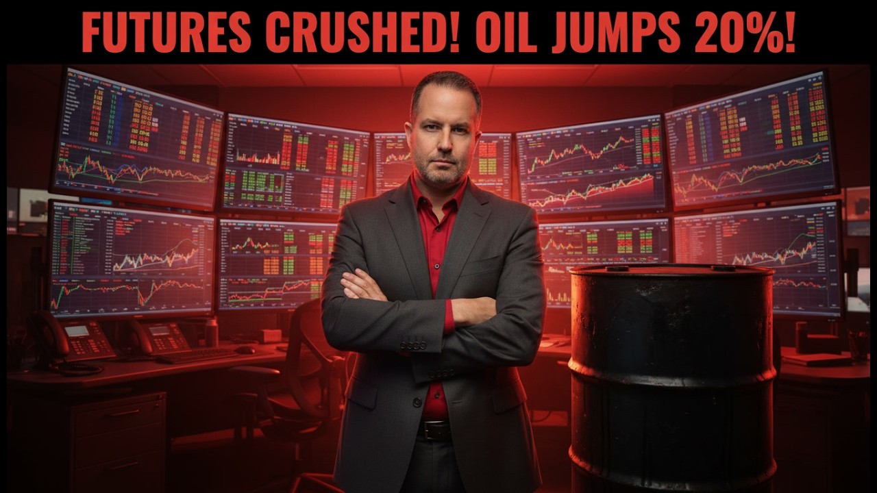 FUTURES CLOBBERED: The S&P 500 Breakdown & The Crude Oil Spike 🚨