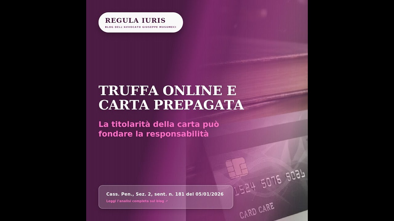 La carta prepagata prova la truffa online?