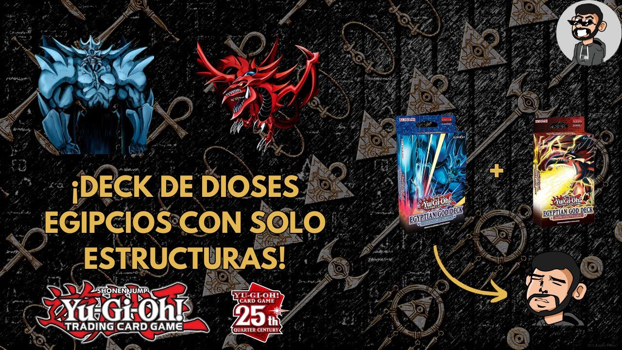 DECK DE DIOSES EGIPCIOS CON SOLO ESTRUCTURAS - SLIFER + OBELISK - SilverPeanut
