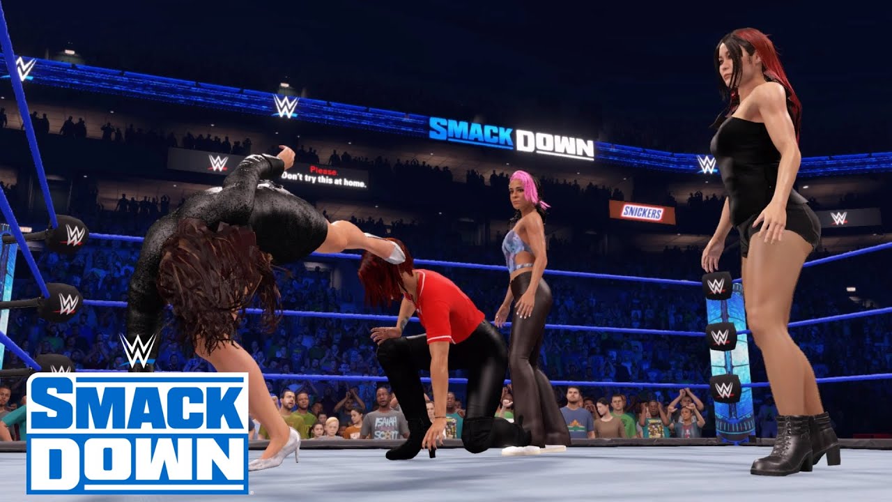 WWE 2K22 SMACKDOWN BAYLEY DISRESPECTS MICKIE JAMES