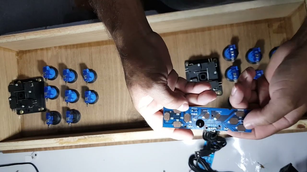 Controle Arcade com TV Box #retro #arcade #eletroretrogame #fliperama #reel