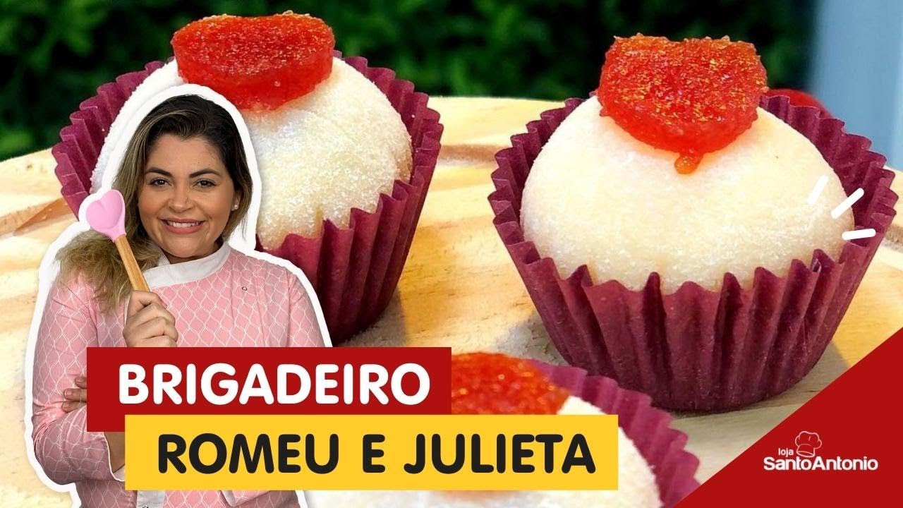 Brigadeiro Romeu e Julieta receita de brigadeiro gourmet | Ana Formiga