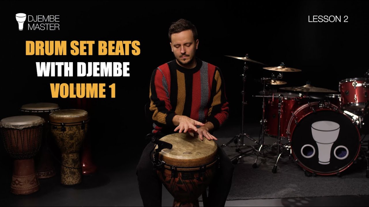 Sample Lesson 2 from Drum Set Beats with Djembe Volume 1