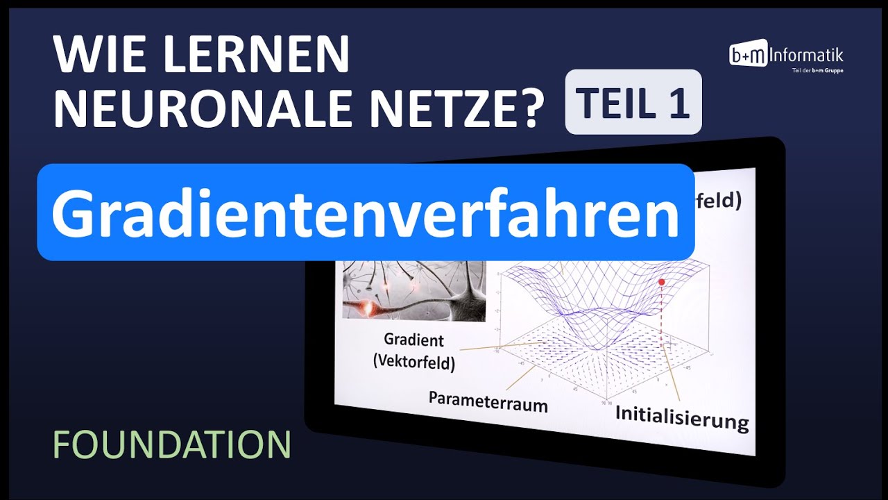 Wie lernen künstliche neuronale Netze? Teil 1: Gradientenverfahren