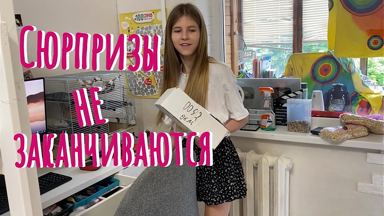 ВЛОГ: Отключили воду. Кира получила подарок от папы. Нашла опилки для Марта.