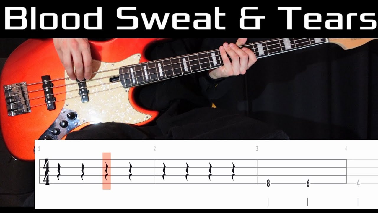 Blood Sweat & Tears (BTS) - Bass Cover WITH TABS