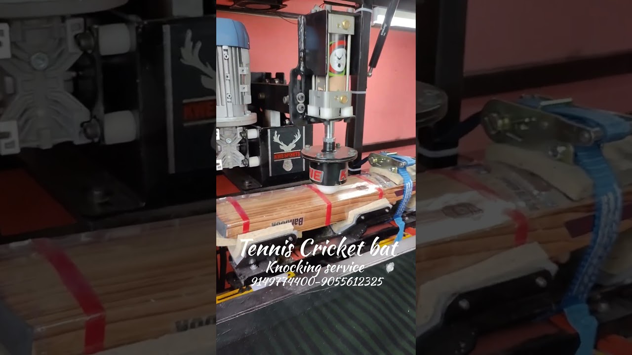 Tennis cricket bat machine knocking | recommended for best stroke and power