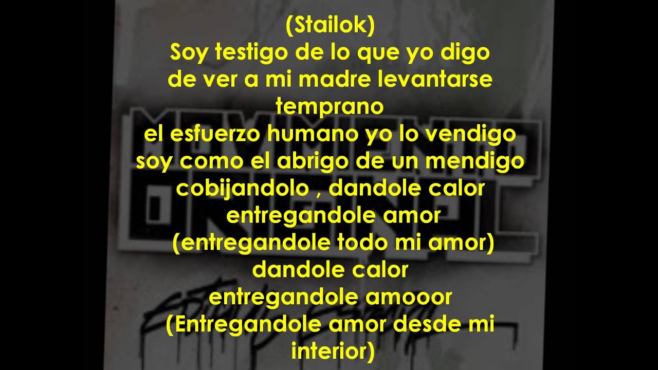 5.-Vivo en el- Movimiento Original + Letra