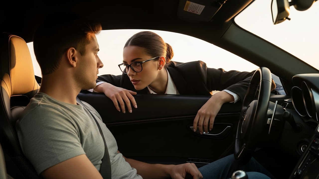 Her Ex Tracked Her Phone in Secret… Then She Whispered, “Park Somewhere Quiet”
