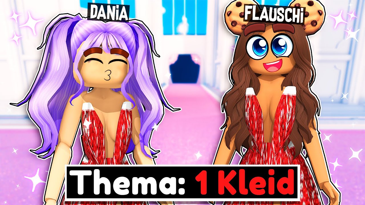 Dress to Impress, aber wir dürfen nur 1 KLEID nutzen (mit @Da_Dania)