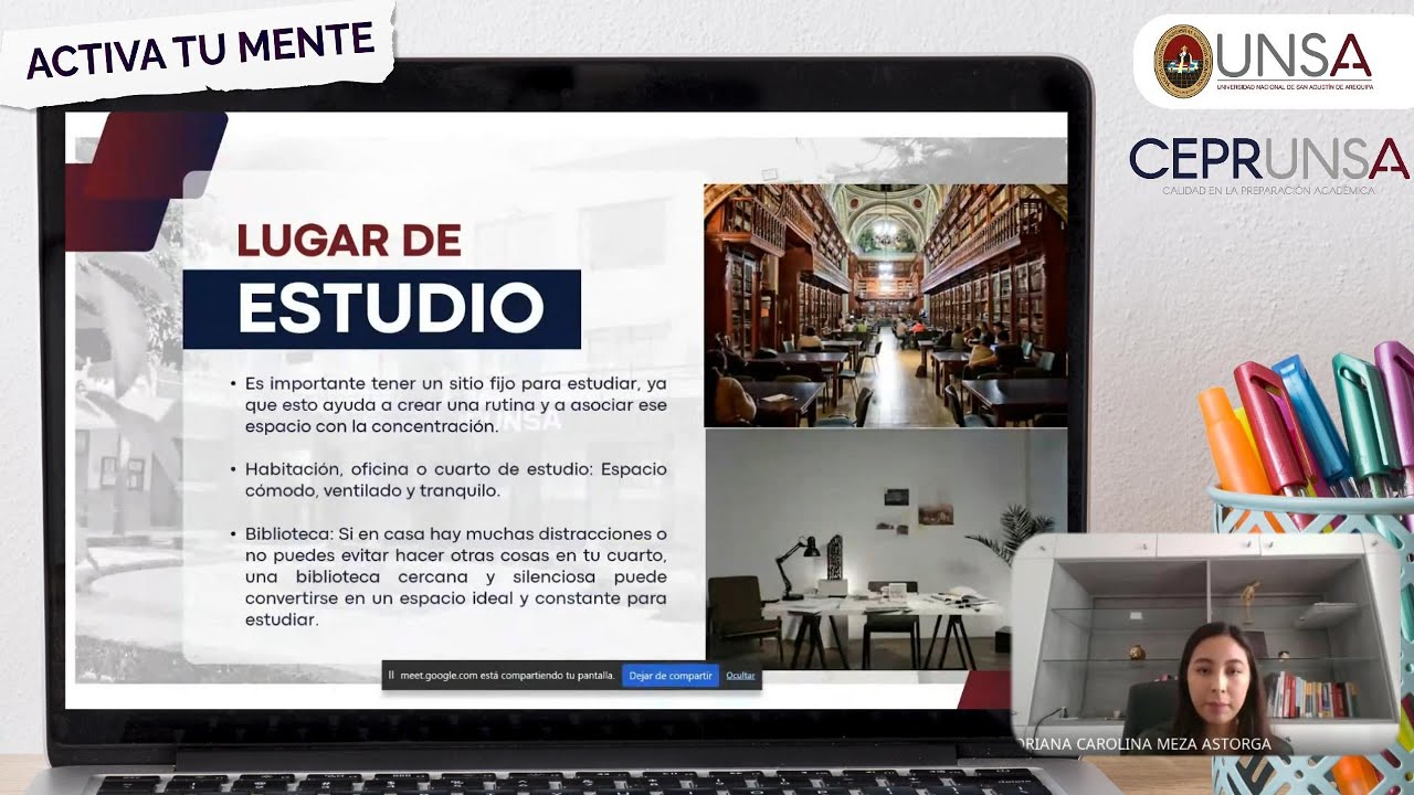 Seminario – Taller “Activa tu Mente” 🧠 | Técnicas de Estudio y Organización para CEPRUNSA