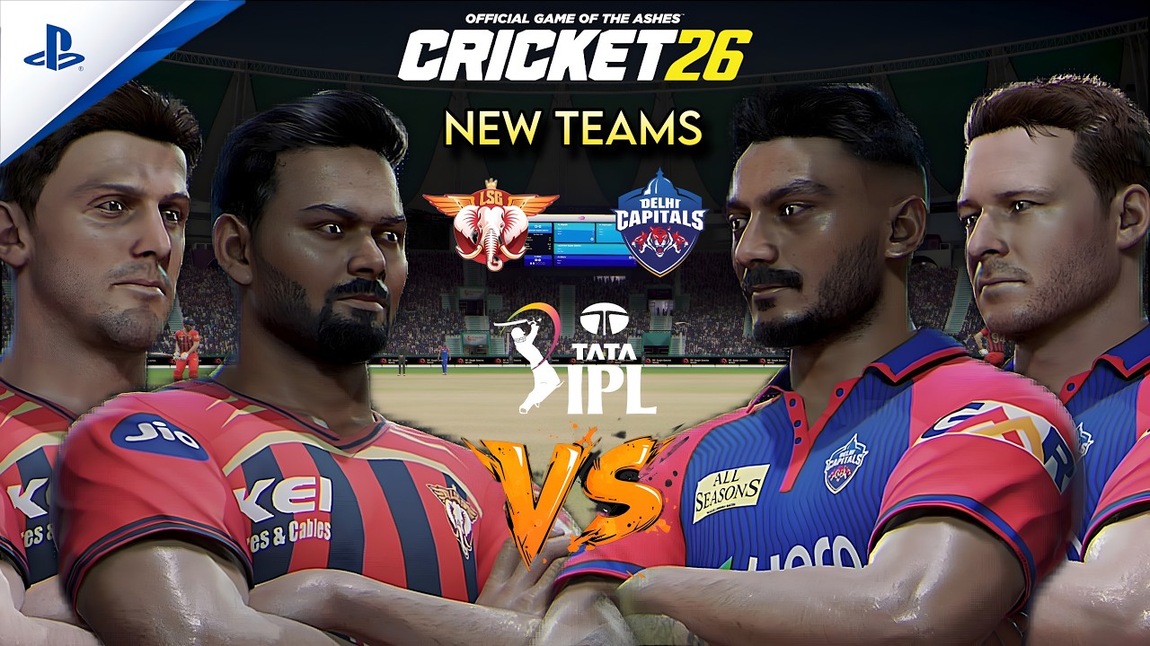Cricket 26 | LSG vs DC | IPL 2026 New Teams & LSG Jersey Debut 💙 | What a Last Over Finish! 🔥