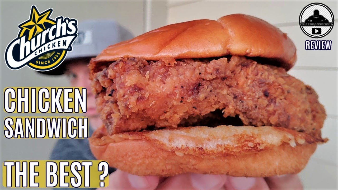 Church's Chicken® CHICKEN SANDWICH Review! ⛪🐔🥪 | BEST Fast Food Chicken Sandwich?
