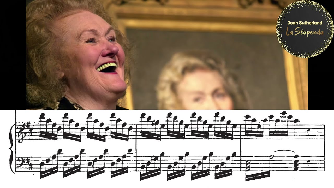 C'est l'histoire amoureuse - Score Animation. Joan Sutherland, Ottawa January 27, 1970
