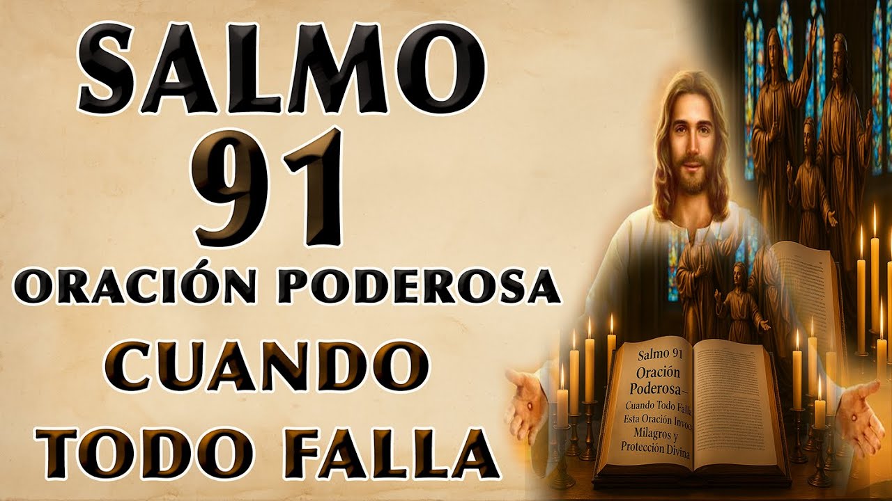 SALMO 91 ORACI&Oacute;N PODEROSA | CUANDO TODO FALLA, ESTA ORACI&Oacute;N INVOCA MILAGROS Y PROTECCI&Oacute;N DIVINA