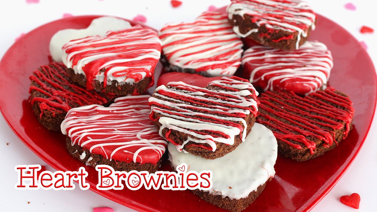 DIY Valentine's Day Treats : Heart Brownies - Quick & Easy