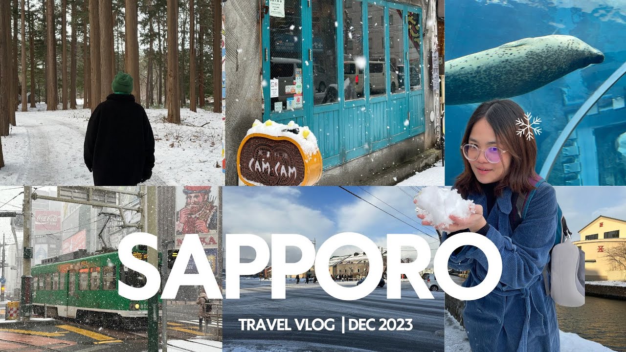 Hokkaido 🍂 🎄Vlog - Sapporo/Odori Park/Otaru/Maruyama Zoo