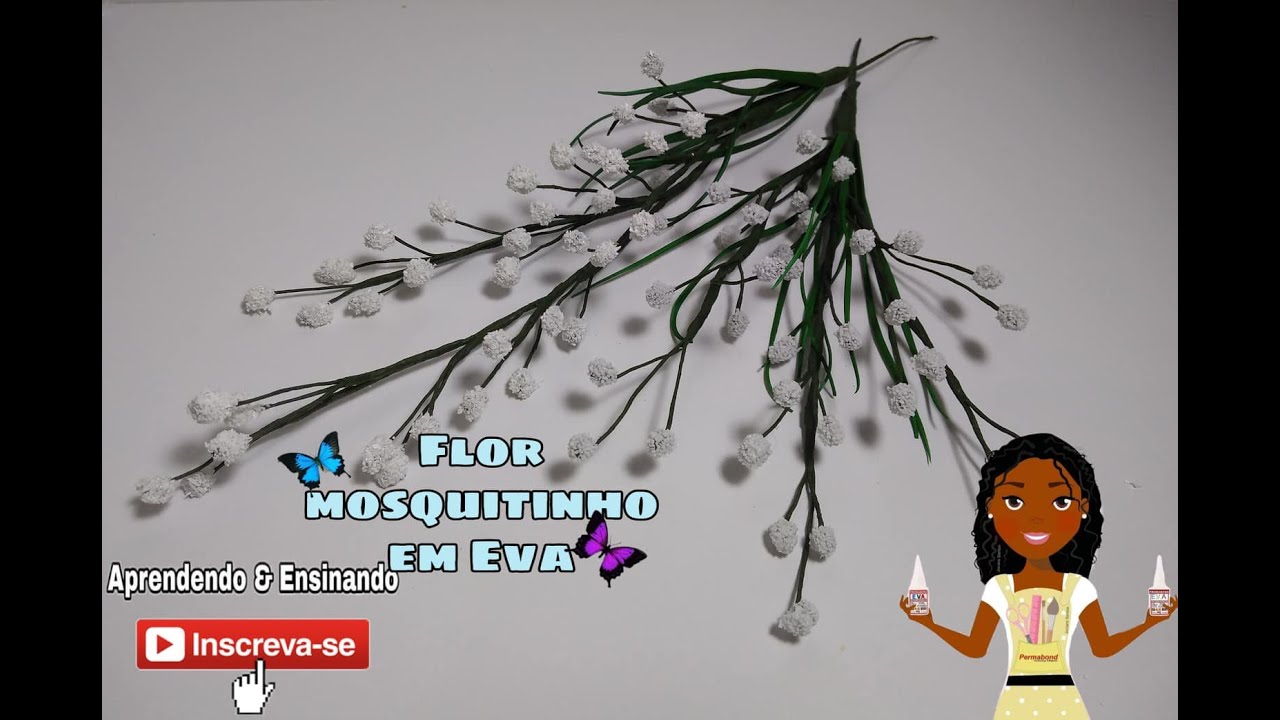 Accessories For Arrangements/Flor mosquito em Eva com sobras de Eva