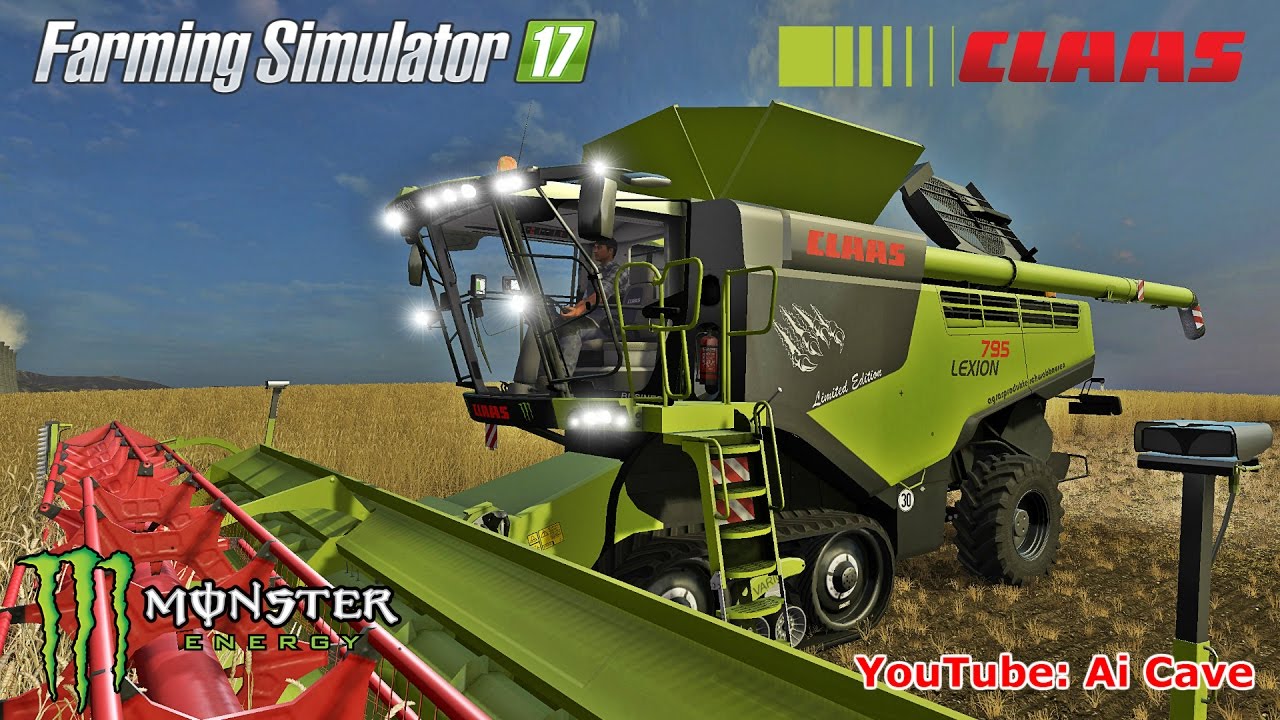 May Be The Best Farming Simulator 2017 Combine Mod - CLAAS LEXION 795 MONSTER EDITION