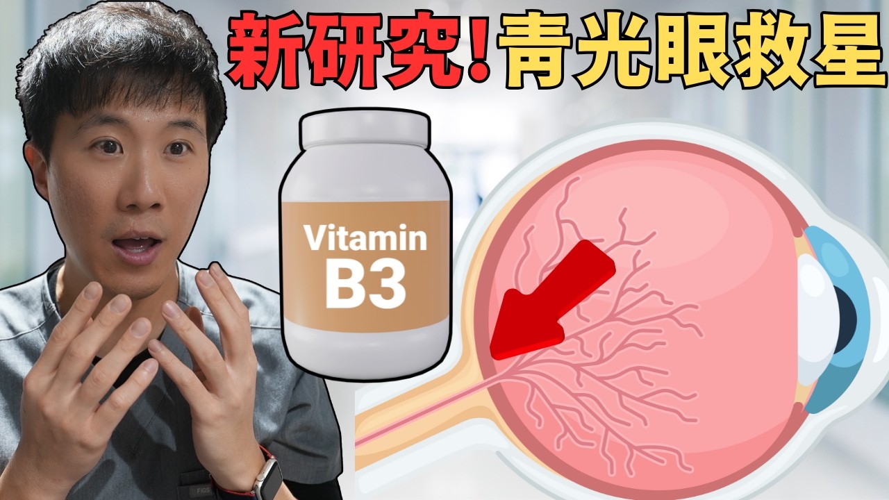 一顆簡單的維他命，竟能保住你的視力？！青光眼治療預防新突破！