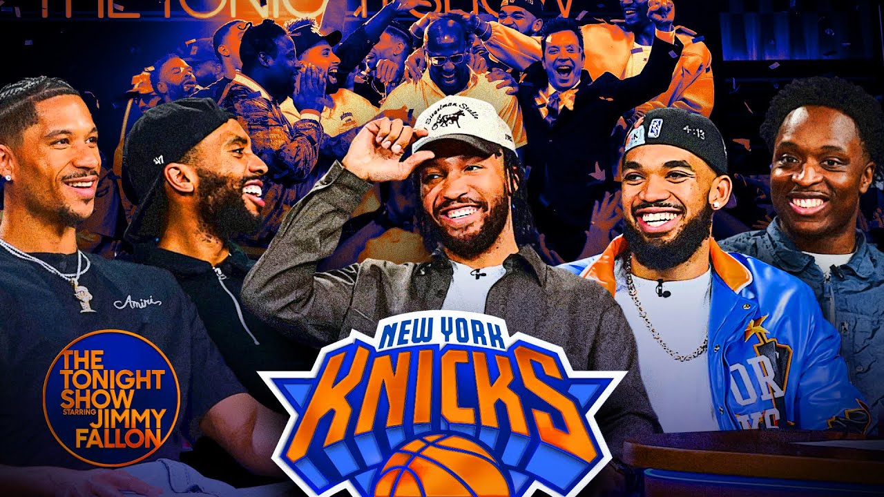NBA Champion New York Knicks Crash Jimmy's Monologue, Talk Superstitions and Iconic Game 4 Tip-In