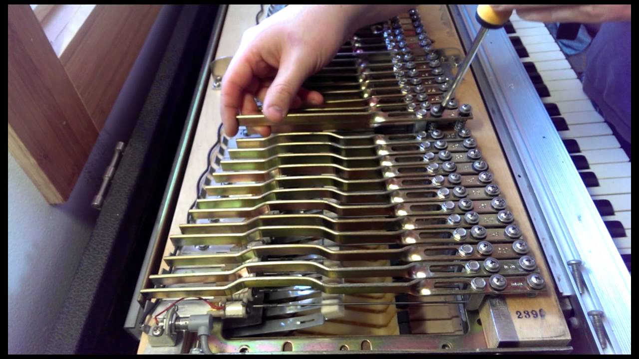 Fender Rhodes - Replacing Rubber Grommets - Avion Studios - Part 2