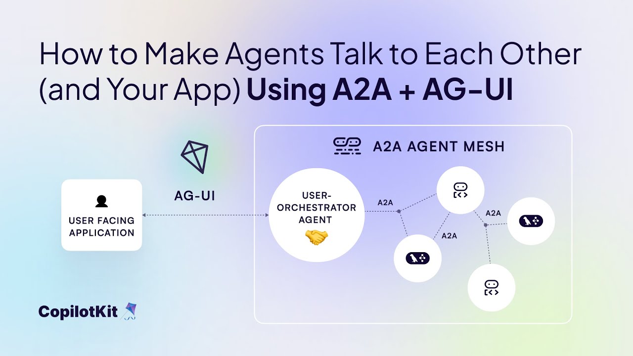 How to Make Agents Talk to Each Other (and Your App) Using A2A + AG-UI