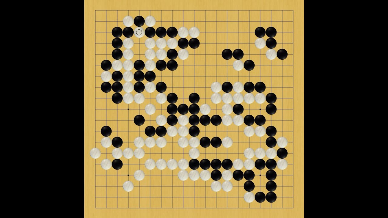 【囲碁の師匠katago自己対局観戦実況】62 互先【囲碁】