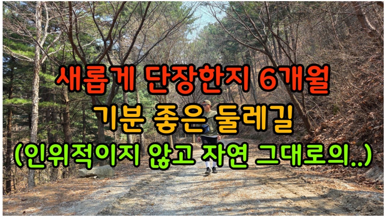 새롭게 단장한 기분좋은 둘레길 소풍길 / 인위적이지 않고 자연 그대로의 모습 / 6~10코스 여기가 찐이네../ 초보등산