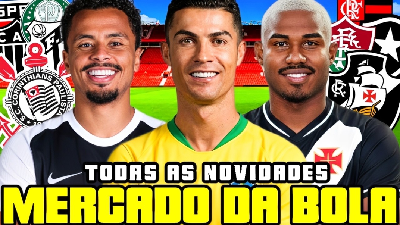 BANIDO?! POR APOSTA NO FUTEBOL!? CRISTIANO RONALDO NO BRASIL?  ALLAN NO TIM&Atilde;O? | MERCADO DA BOLA