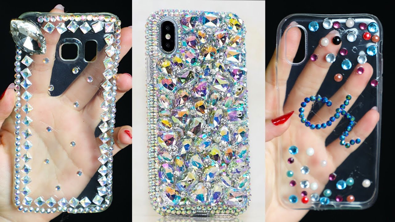 DIY Lovely Bling Crystal Diamonds Rhinestone Phone Case! #2