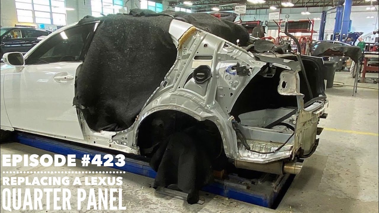 Замена боковой панели Lexus