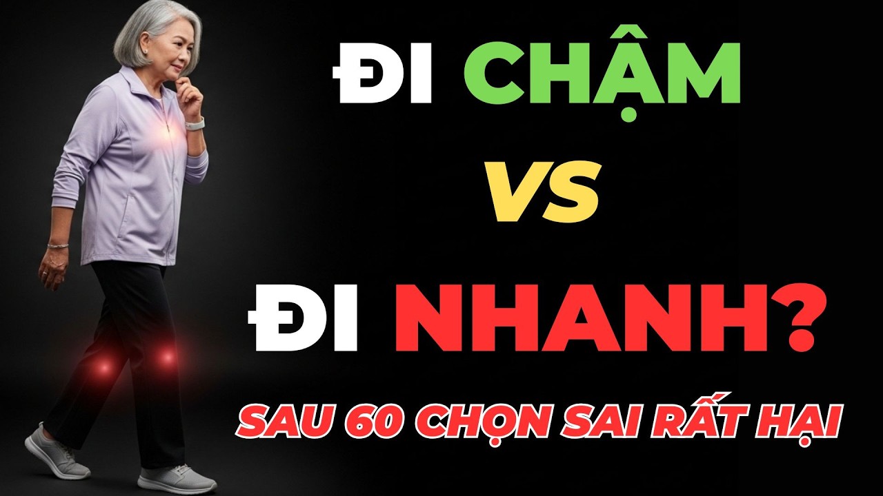 Đi Bộ Chậm Hay Nhanh Tốt Hơn Cho Người Ngoài 60?