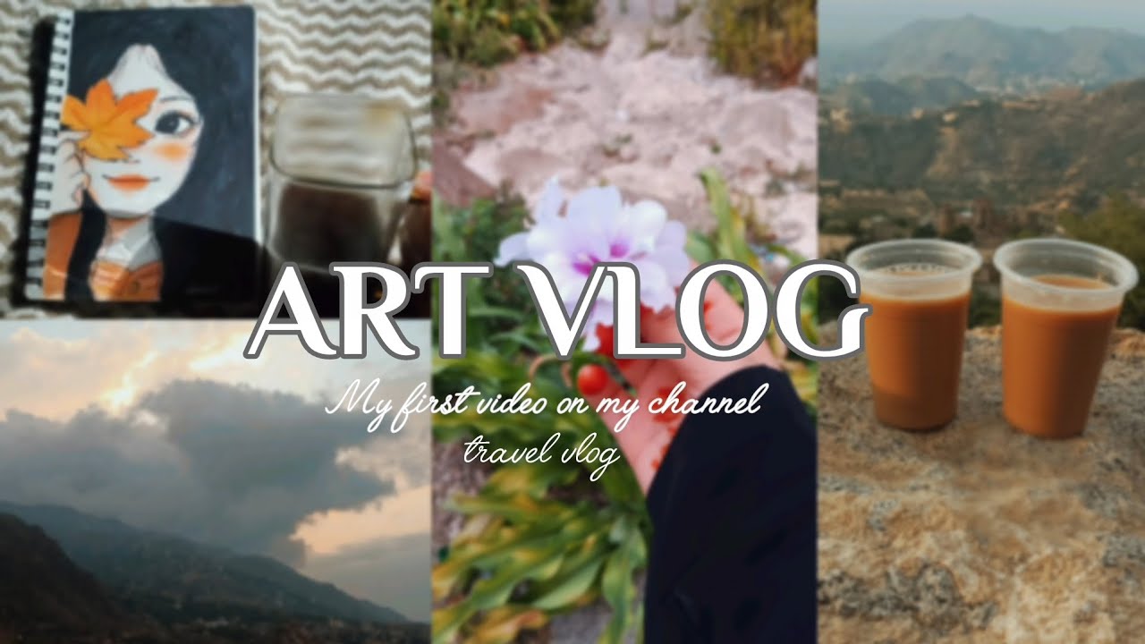 ART VLOG♡| اول فيديو في القناة (*≧∀≦) ✨️رسم🎨○فلوج سفر✨️