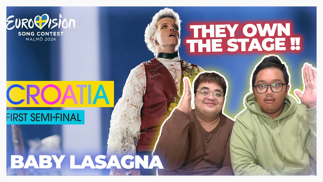 Baby Lasagna - Rim Tim Tagi Dim (LIVE) | Croatia 🇭🇷 | First Semi-Final | Eurovision 2024  REACTION