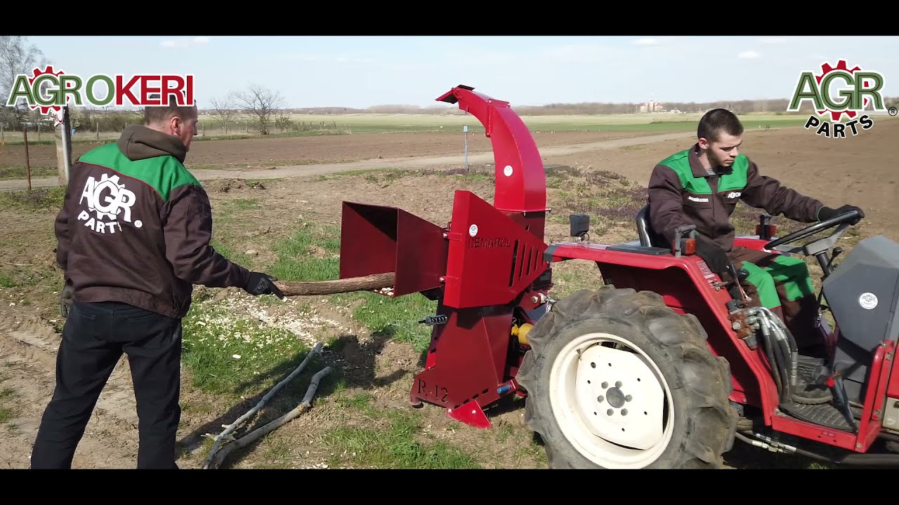 Ágaprító, ágdaráló, Demarol R-12 Denis | Agrokeri Videó
