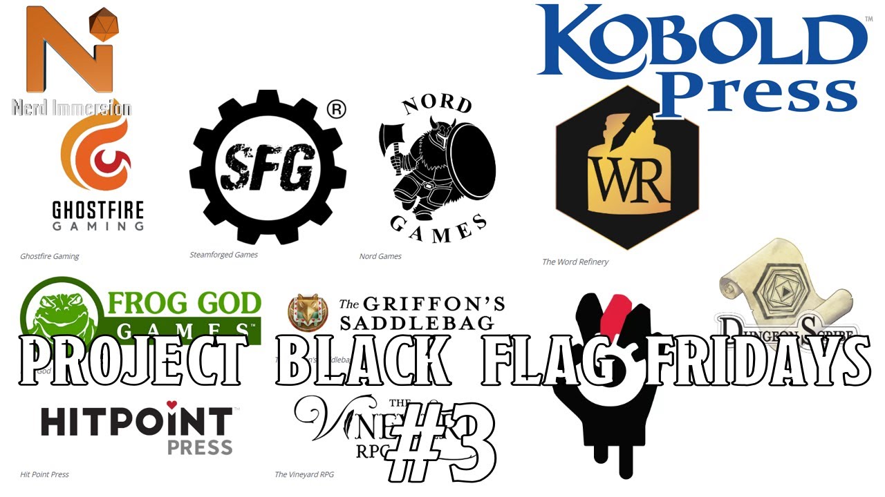 Project Black Flag Friday #3! Publishing Partners! | Nerd Immersion