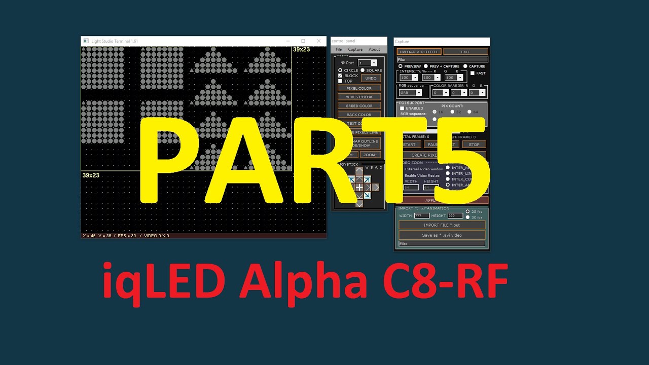 iqLED-Alpha-C8-RF  Часть 5 - iqLED Tracer