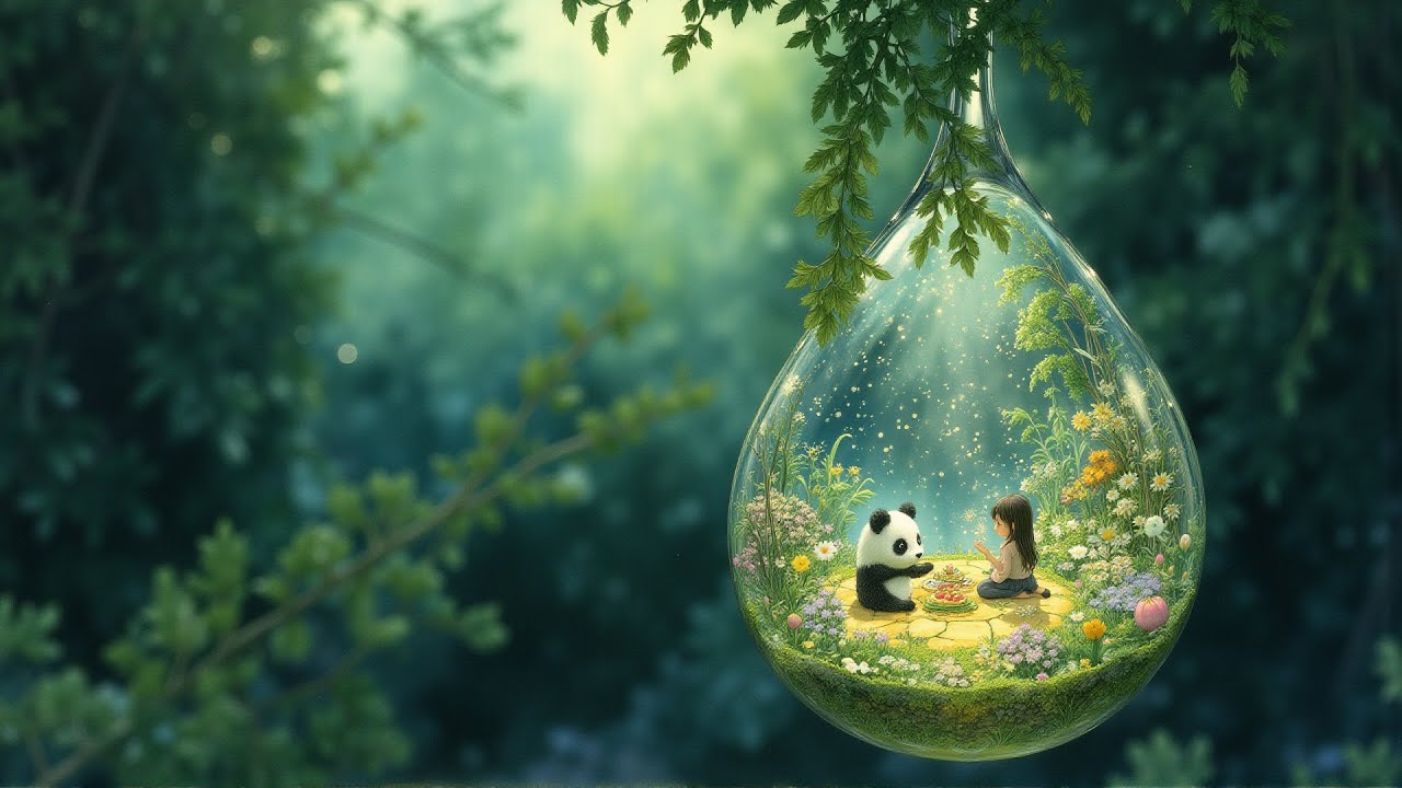 🎧💭Accompanying Panda Lofi Vibes 🌸 | Perfect Music for Work, Study & Meditation 💖
