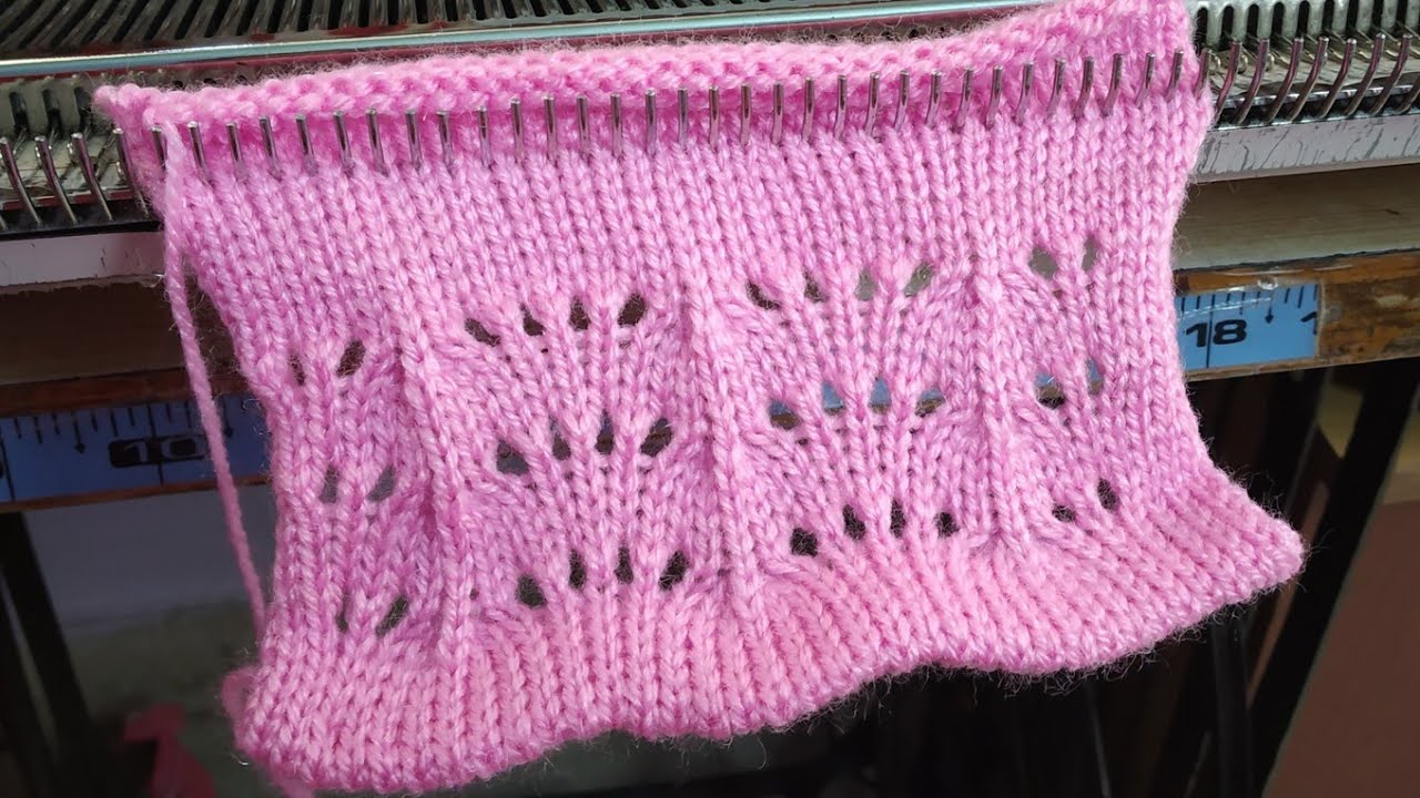 Border design in knitting machine #3(निटिंग मशीन में बोडर डिजाइन #3)