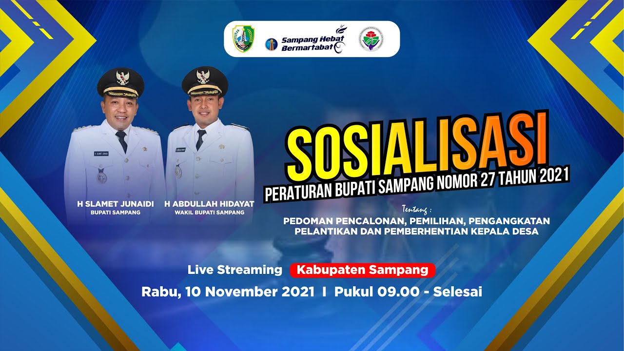 S0SIALISASI PERATURAN BUPATI SAMPANG NOMOR 27 TAHUN