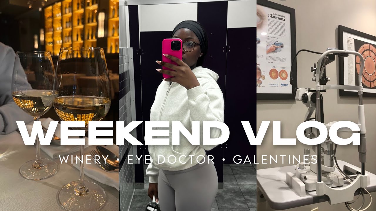 WEEKEND VLOG: chateau elan, galentines event, eye exam, etc.