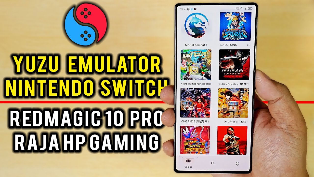 Redmagic 10 Pro Test Yuzu / Suyu Emulator Nintendo Switch Raja Hp Gaming Snapdragon 8 Elite