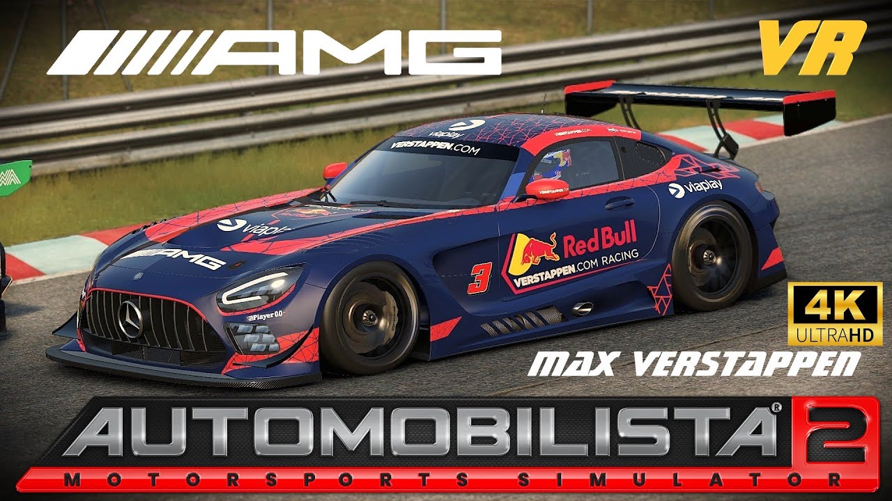 Max Verstappen in a Mercedes AMG GT3 in Portugal / 4K / Full HD