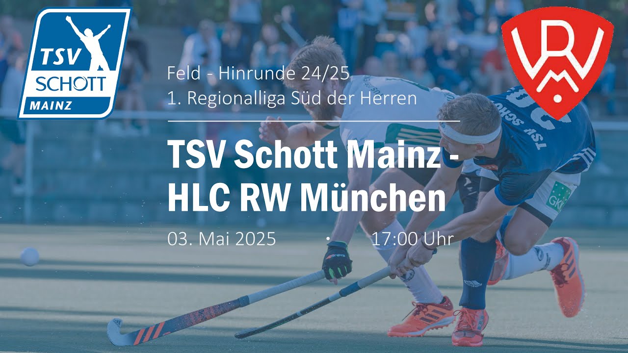 1. Herren TSV Schott Mainz vs. HLC Rot-Weiß München // Feldsaison 2024/25
