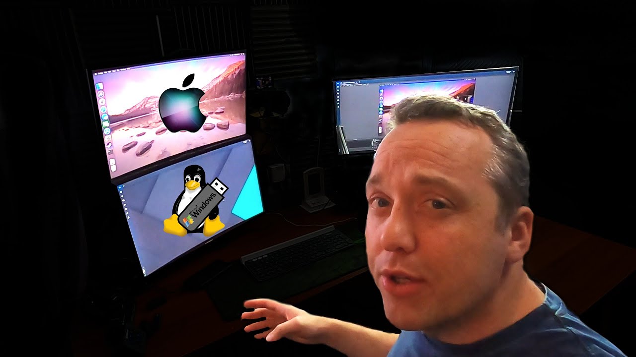 How I Use Windows, Mac, and Linux At the Same Time