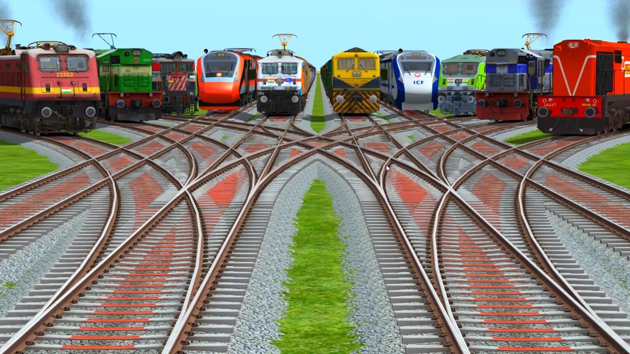 Let's Gameplay On Bumpy Railroad Tracks | showing indian railways crossing 