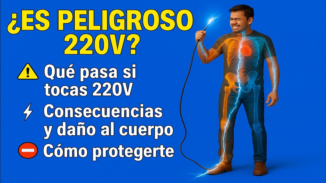 ¿ Qué pasa si tocas 220v Por accidente ?