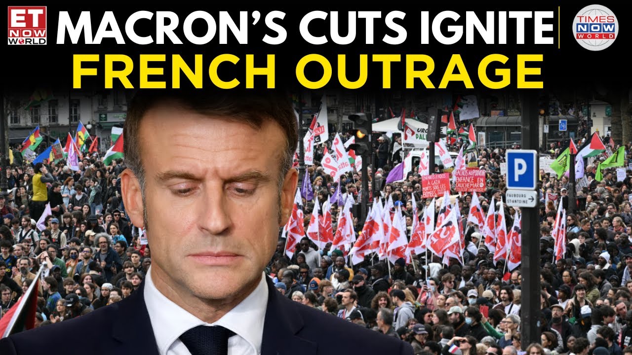 France Erupts As Macron Slashes Healthcare To Boost Military Budget | ET Now World